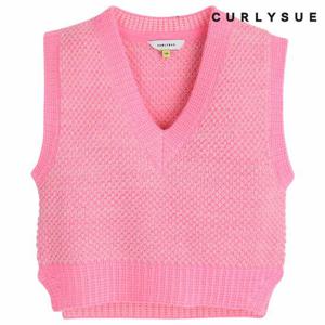 [컬리수]아동 브이넥 글리터 니트 베스트 C231VEG03P