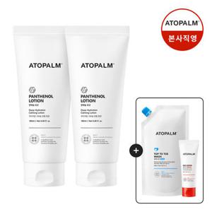 [아토팜] 판테놀 로션 180mlx2 (증정)탑투토워시 400ml(리필)+MLE로션 60ml 3/3~3/9