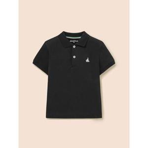 [빈폴키즈] [Essential] 피케 카라 반소매 티셔츠  블랙 (BI6242UE35)