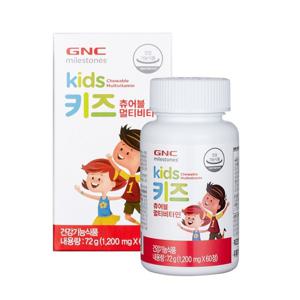 [지앤씨][GNC]키즈 츄어블 멀티비타민(60정)