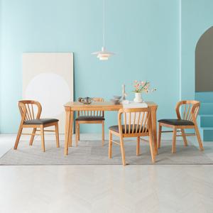 [헤닝] 몽스 4인용 원목 식탁세트-의자형