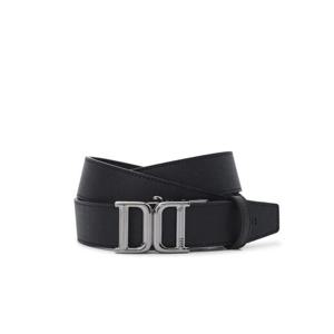 [닥스ACC][선물포장][자동벨트]블랙 DD 메탈릭 버클 소가죽 자동벨트 DBBE2F087BK