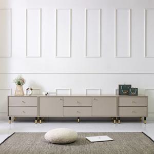 [스코나]베이슨 2700 2단 거실장 3종 풀세트