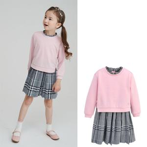 [컬리수] 체크주름 레이어드 원피스 C221OPG03P