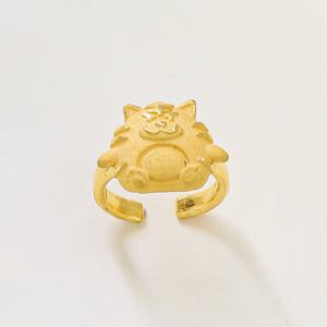 24K 순금 돌반지 스마일 호랑이 3.75g