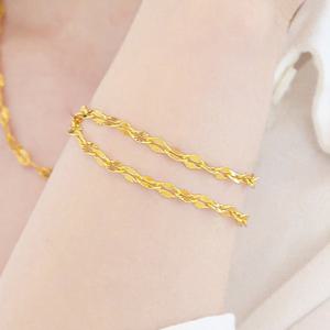 24K 순금 팔찌 샤인 체인 3.75g+18K 잠금장식