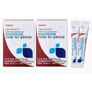 [지앤씨][GNC]리포좀C 위드 글루타치온(2g x 30포)X2개/2개월분