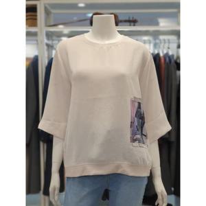 S쏠레지아 세이브존07 밴딩 디테일 티셔츠 SOO4XTS020