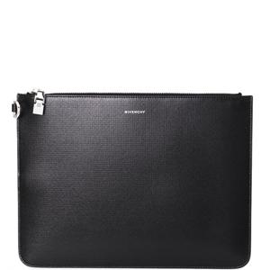 지방시 4G 가죽 라지 클러치 30 블랙 BK6093K1T4 001