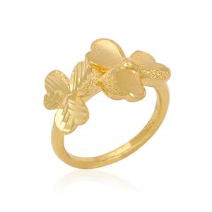 [골드모아] 여자 순금 반지 7.5g [샤인 클로버 콤비]