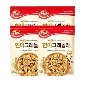 동서식품 포스트 현미 그래놀라 500g 4개