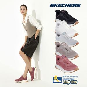 스케쳐스 여성용 밥스 스쿼드 슬립인스 워킹화