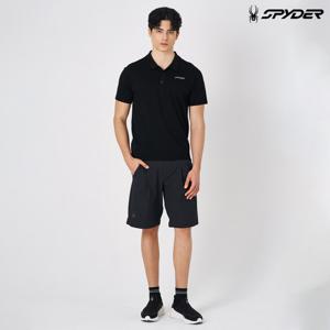 [스파이더] 남성 프로웹쿨 숏츠 SPKMCNTR305MBLK