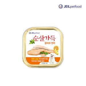 [미미펫]순살가득 꿀피부 연어순살캔 100g / 강아지간식