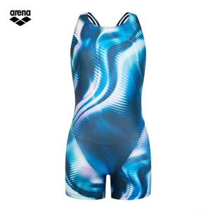 아레나 여아동 퀀텀 A5SG1CH04 MLT (주머니백 증정) 선수 크로스백 3부 반신 실내수영복