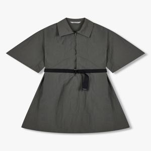 벨티드 하프 집업 미디 원피스7155237006