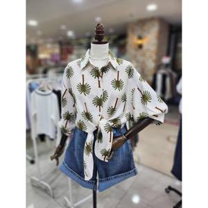 스테파니 세이브존08 야자수 셔츠 A25SH5223