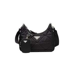 프라다 리나일론 패딩 호보백 블랙 1BC151-RDJN-F0002