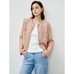 [아이잗컬렉션(피)]글리터 믹스 클래식 트위드 자켓 (CR4A0JK221)