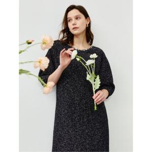 [아이잗컬렉션(피)]샤이니 트위드 레이어드 원피스 (CR4A0OP271)