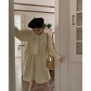 [웬디]나비 레이스업 드레스 WP12521