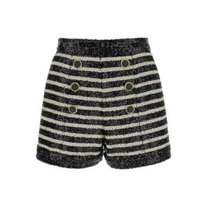 Balmain 가로 스트라이프 장식 반바지 DF1PA265XJ31 EAB TP934455279