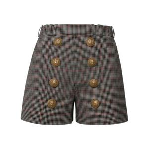 Balmain 하이웨이스트 버튼 장식 쇼츠 BF1PA310XF85 EFZ TP934580885