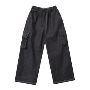 [리빌모아]국산 남자 입체 포켓 데님 밴딩 팬츠 DS2-JEA-Q109-흑