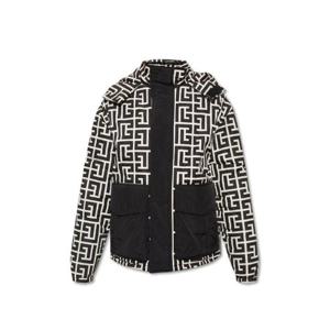 Balmain 올오버 모노그램 프린트 패딩 재킷 XH1TI045XB33 GFE TP936100674