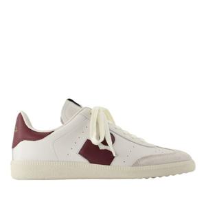 이자벨마랑 화이트 버건디 로우탑 스니커즈 BK0014FA A4E11S EC