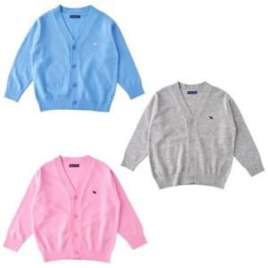 [블루독8-키즈] 택1 멜란지 니트브이넥가디건 간절기 공용 점퍼 자켓 두돌선물 초등학생 25A7520002