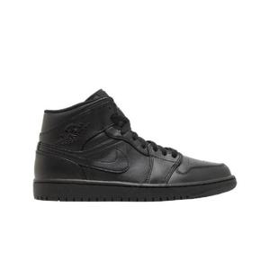 조던 1 미드 트리플 블랙 554724-093