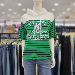 [조이너스]여성 브랜드 24신상 후드 스판 반팔 여름 티셔츠JEU5W