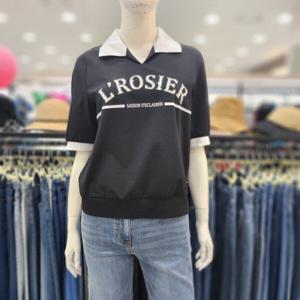 [조이너스]여성 브랜드 24신상 카라넥 면 여름 반팔 티셔츠JEU5W