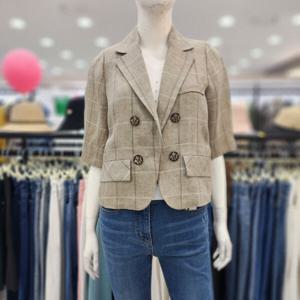 [조이너스]여성 캐주얼 24신상 면 마100% 반팔 여름 숏 자켓 브