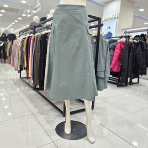 [조이너스]여성 브랜드 25신상 면 A라인 스커트 치마JFS2WQS0010
