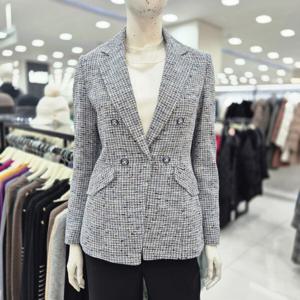 [조이너스]여성 정장 25신상 카라 트위드 A라인 봄 가을 자켓JFS