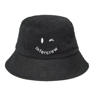 [인터크루]11골 코듀로이 자수 벙거지 블랙 ITX5AC40ABK_CC