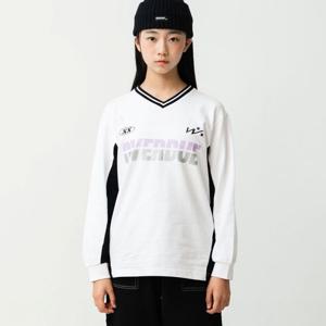 [더데이걸]브이넥 스포티 박시 티 TGMA24105_GN