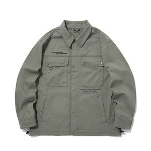 [인터크루]셔츠형 트러커 자켓 L카키 ITX3UJ06ALK_CC