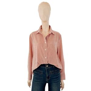 [숲]아웃 포켓 스트라이프 셔츠 SB9LS36