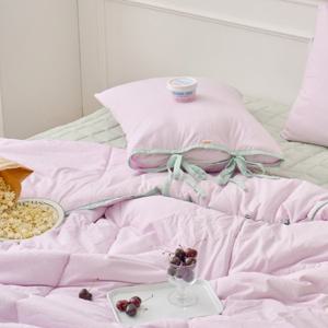 [모던하우스] ON 소르베 데이즈 라벤더 스트라이프 퀸 차렵이불 200x230