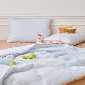 [모던하우스] ON 소르베 데이즈 블루 스트라이프 싱글 차렵이불 150x210