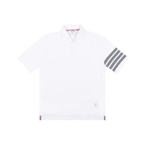 [로로모다] 톰브라운 4바 폴로 남성 반팔티셔츠 / MJP136G-07976-100