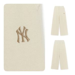 MLB 여성 베이직 스웨터 와이드팬츠 뉴욕양키스(3FPTB0954-50CRS)