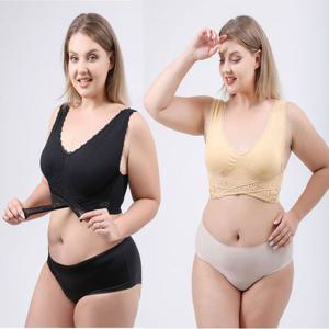 여성 노와이어 브라렛 가슴 쳐짐 방지 빅사이즈 브라