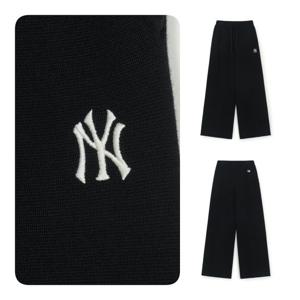 MLB 여성 베이직 스웨터 와이드팬츠 뉴욕양키스(3FPTB0954-50BKS)