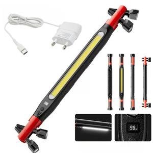 강력한 집게 자석 LED COB 충전식 랜턴 캠핑 조명등 작업등