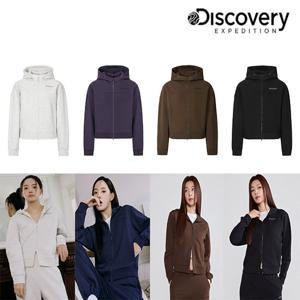 디스커버리 25FW 신상/여성/기능소재/후드집업/세미오버핏/소로나웜 에센셜 트레이닝 크롭 자켓 DWTR41054