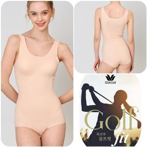 [와코루]캡내장 보정런닝 인견 프리컷 퓨징 테디 스타일의 골프 이너웨어 WLGTC01R